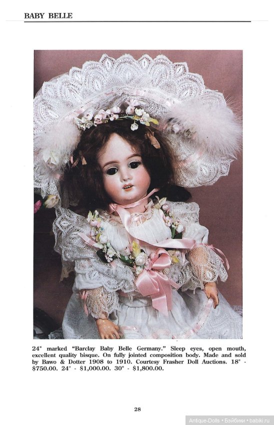 Книга об антикварных куклах в цифровом формате DOLL VALUES, ANTIQUE TO MODERN, Sixth Series (фото 8)