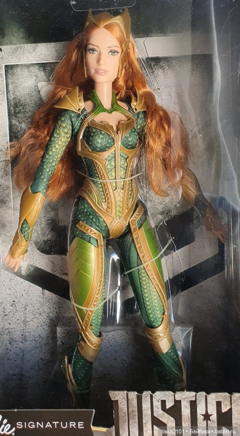 Игровые куклы - Мера Лига справедливости. Mera Barbie signature