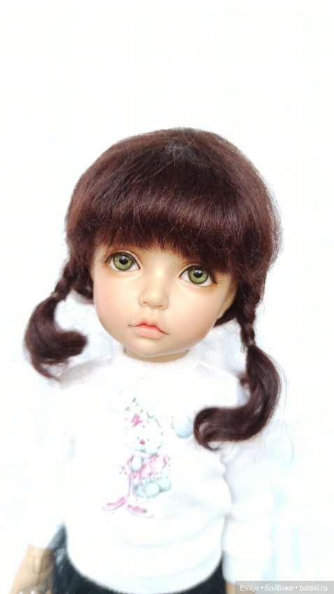 Парики 6-7" - Косички (натуральный мохер), 6 цветов