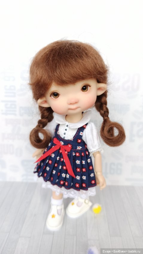 Парики 6-7" - Косички (натуральный мохер), 6 цветов