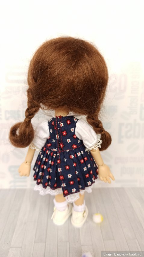 Парики 6-7" - Косички (натуральный мохер), 6 цветов