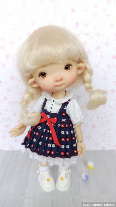 Парики 6-7" - Косички (натуральный мохер), 6 цветов