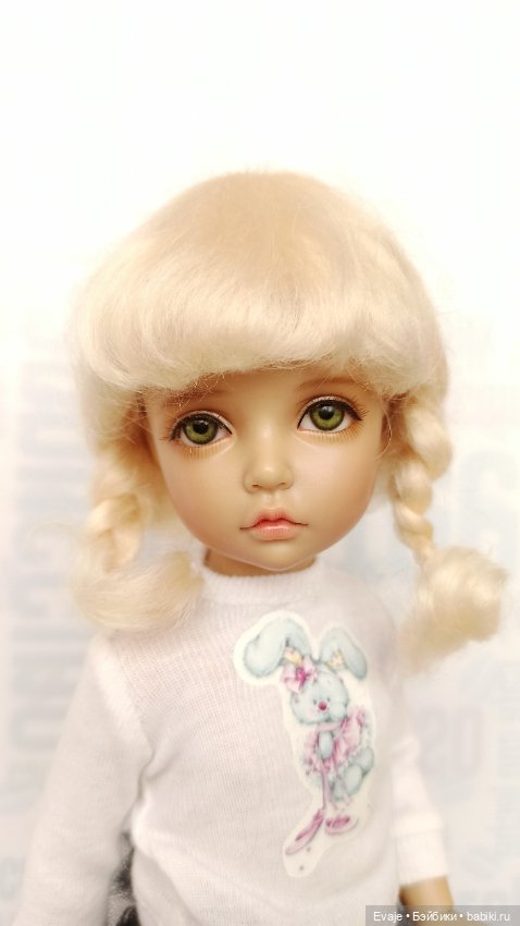 Парики 6-7" - Косички (натуральный мохер), 6 цветов