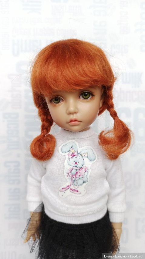 Парики 6-7" - Косички (натуральный мохер), 6 цветов (фото 2)