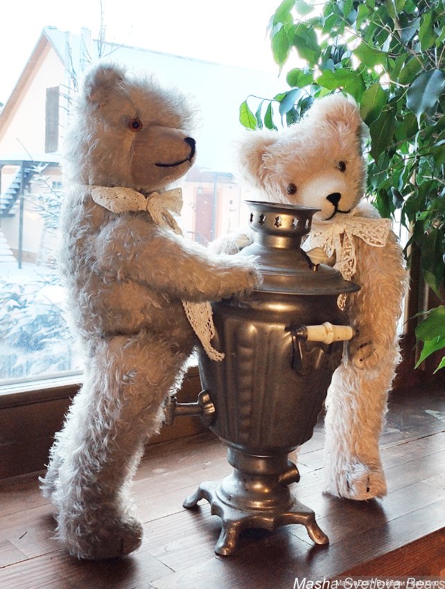 Выкройка Большого 50см Антикварного Мишки Тедди Традиционного Немецкого Медведя 1930г