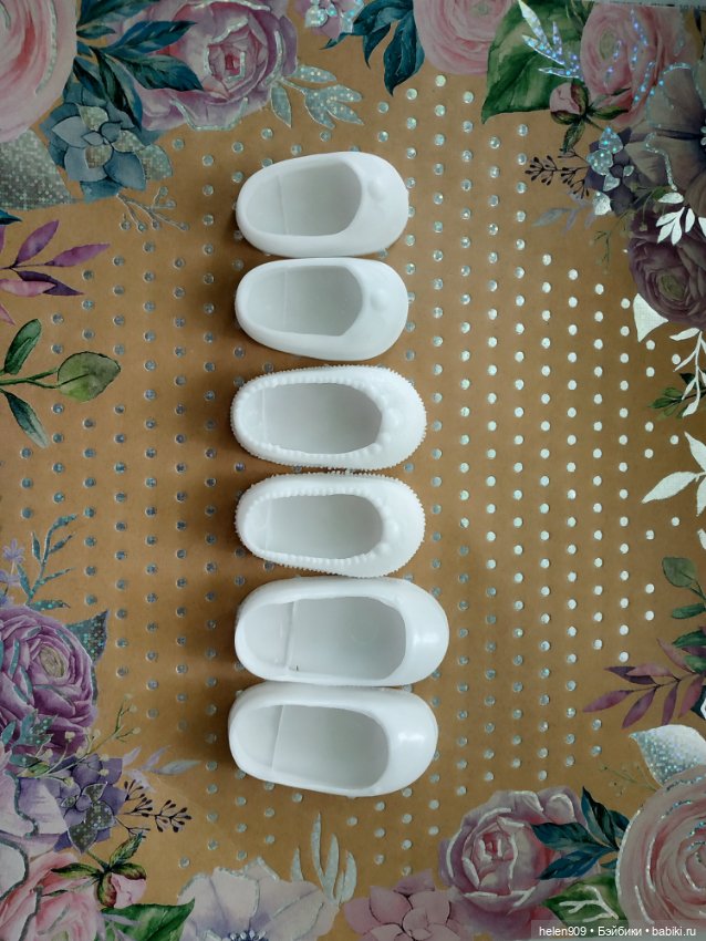 Обувь пластик для кукол, три размера ( 4.5 см, 5 см, 6 см). пластиковые ресницы, резинка (фото 6)