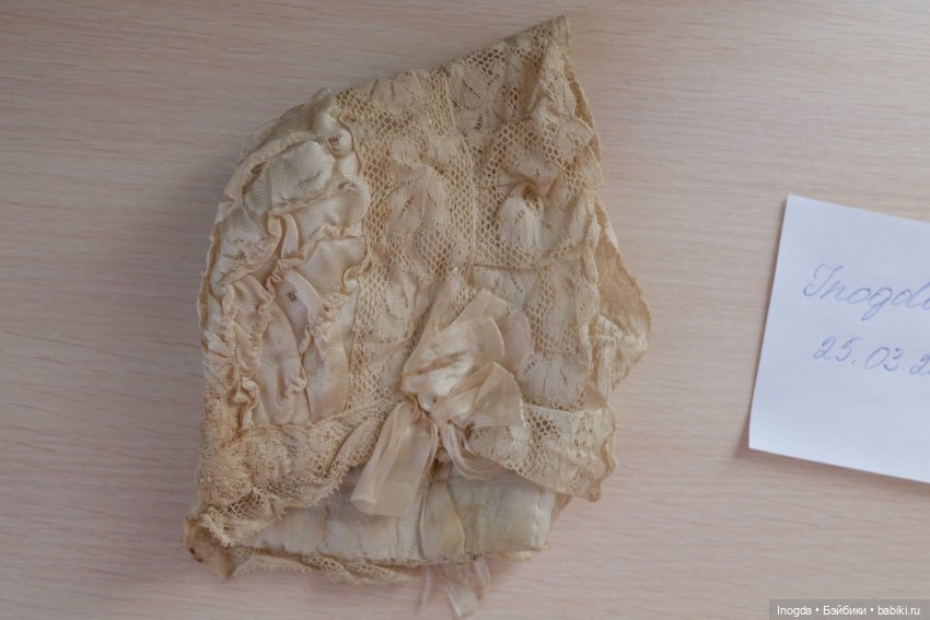 Антикварный боннет для Вашей красавицы (фото 8)