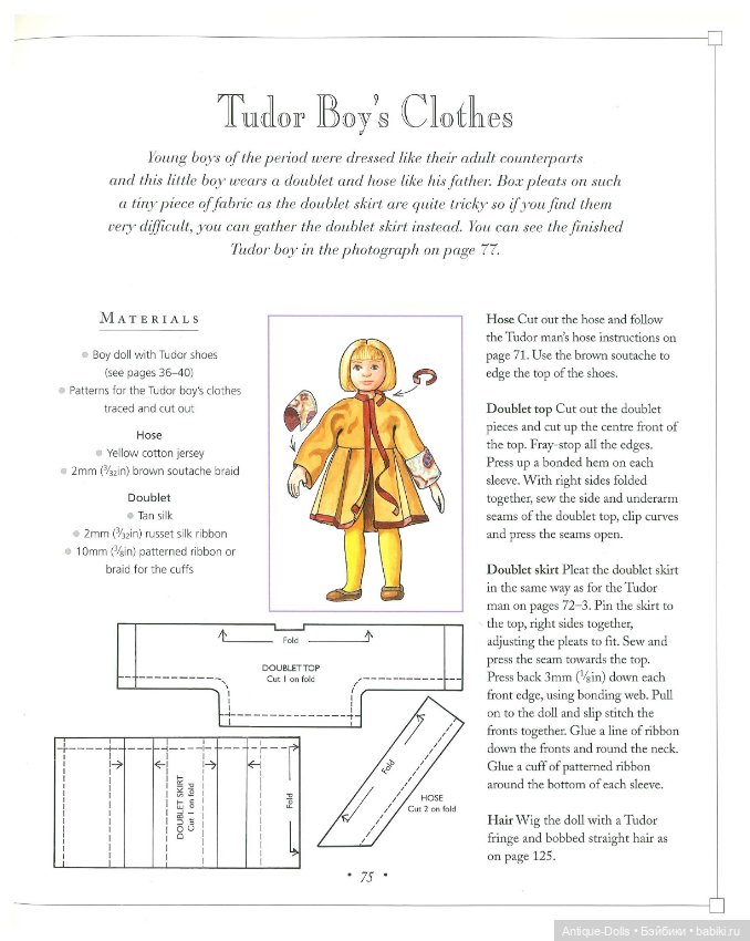 Книга о винтажных куклах в цифровом формате Making Miniature Dolls with Polimer Clay