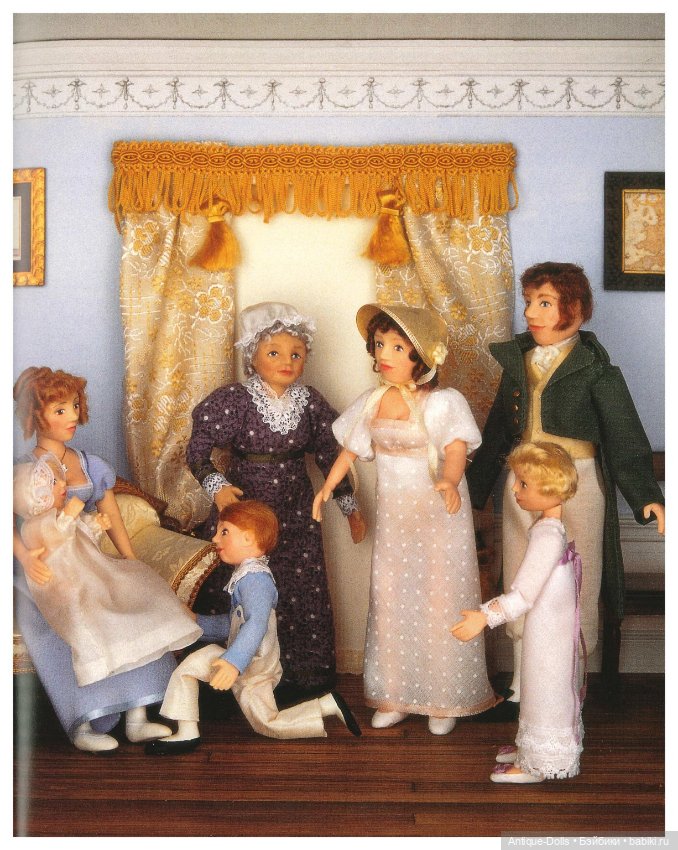 Книга о винтажных куклах в цифровом формате Making Miniature Dolls with Polimer Clay