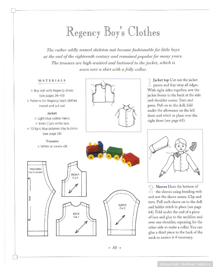 Книга о винтажных куклах в цифровом формате Making Miniature Dolls with Polimer Clay (фото 3)