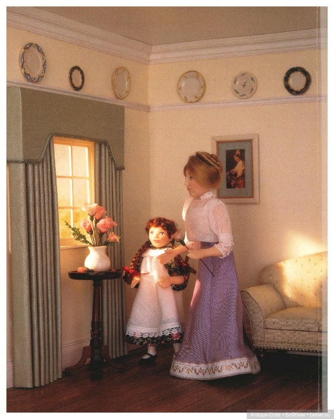 Книга о винтажных куклах в цифровом формате Making Miniature Dolls with Polimer Clay