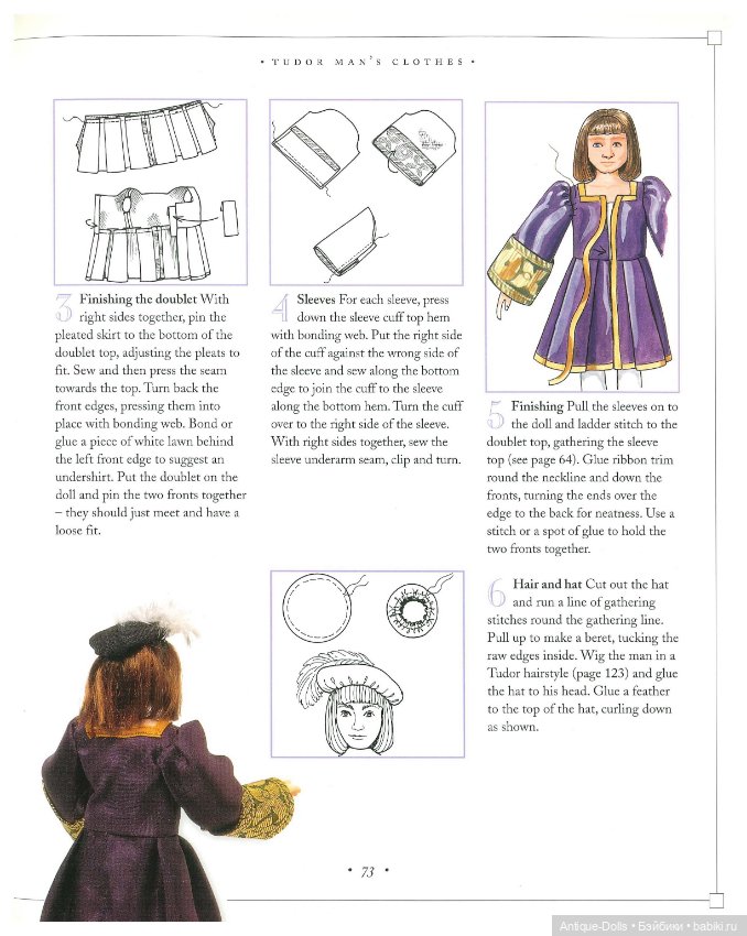 Книга о винтажных куклах в цифровом формате Making Miniature Dolls with Polimer Clay (фото 9)