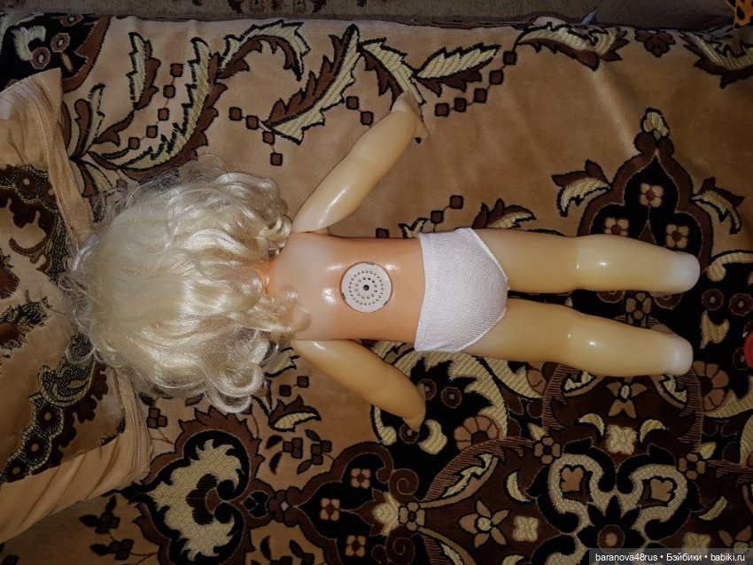 Большая красивая кукла с роскошными волосами и зубками СССР (фото 7)