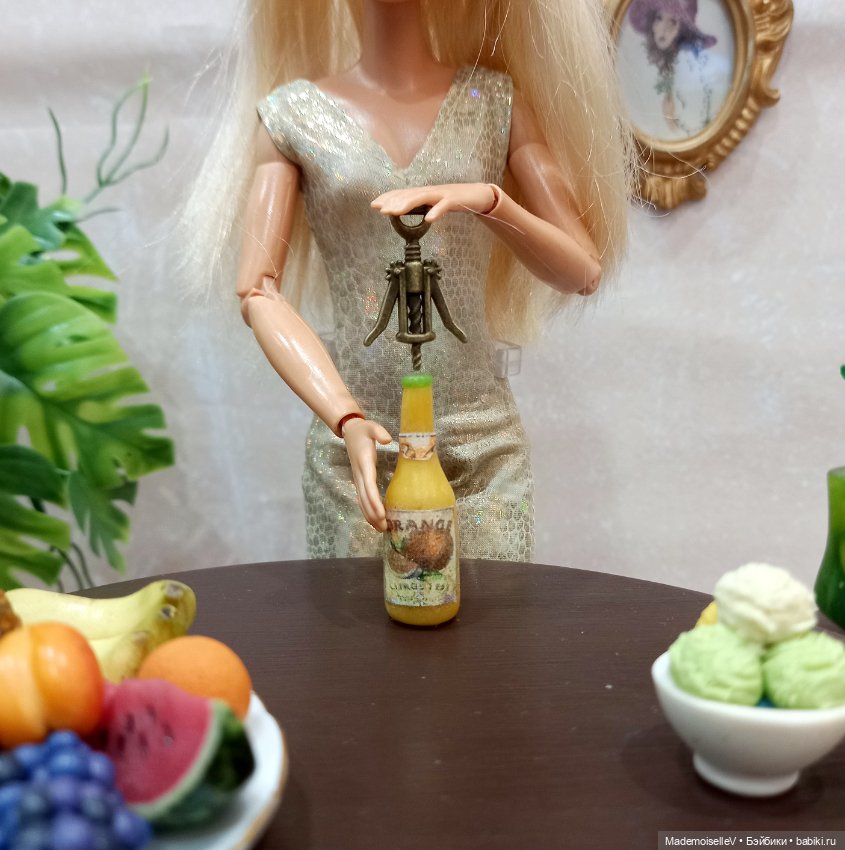 Штопор, открывалка — Миниатюра для кукол (фото 9)