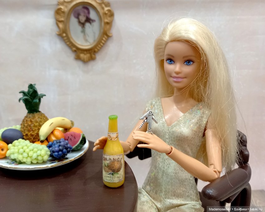 Штопор, открывалка — Миниатюра для кукол