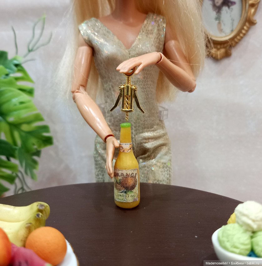 Штопор, открывалка — Миниатюра для кукол (фото 6)