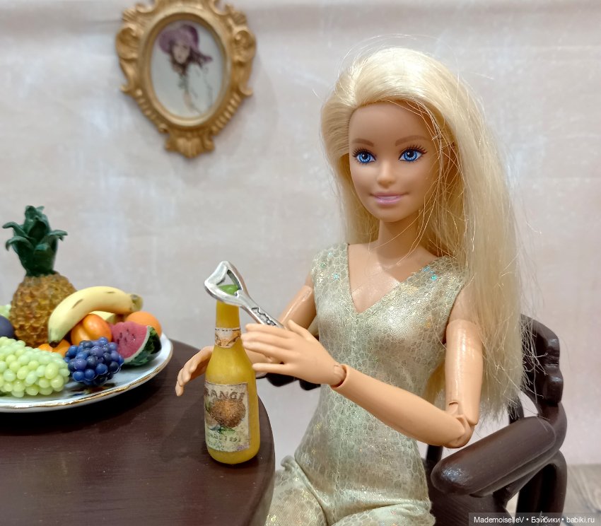 Штопор, открывалка — Миниатюра для кукол