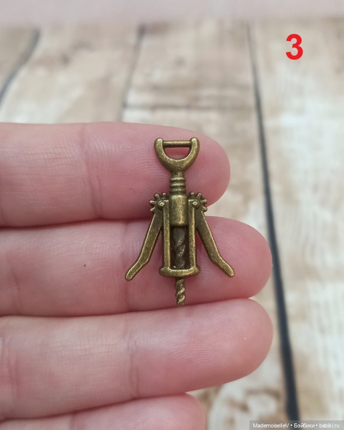 Штопор, открывалка — Миниатюра для кукол (фото 7)