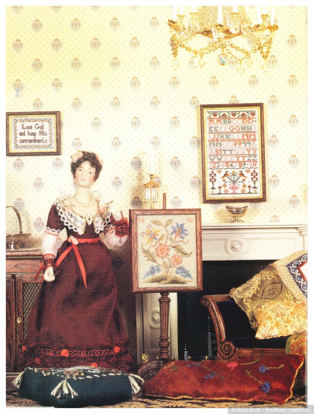 Книга о кукольных домиках в цифровом формате Dollhouse Décor