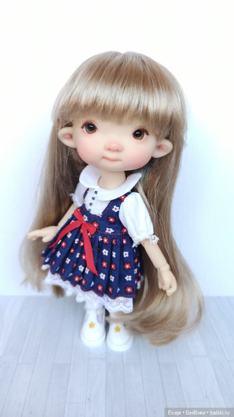 Парики 6-7" - Прямой с челкой, снизу подкручен, 3 цвета (часть 1) (фото 3)