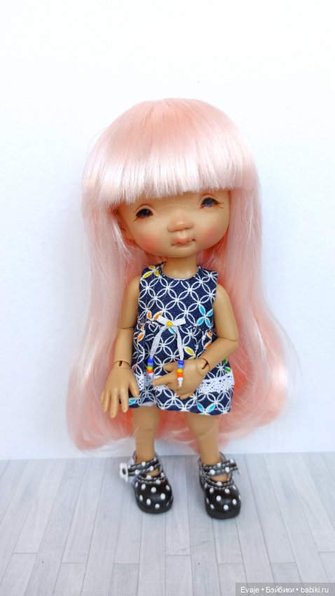 Парики 6-7" - Прямой с челкой, снизу подкручен, 3 цвета (часть 1) (фото 5)