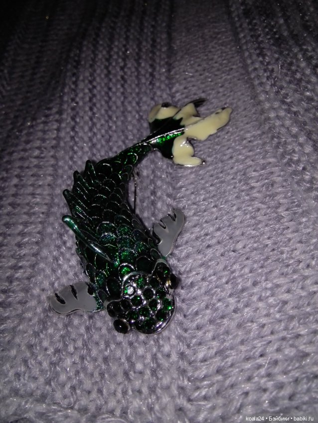 Брошь, брошка. Рыба — Украшения и очки для кукол (фото 5)