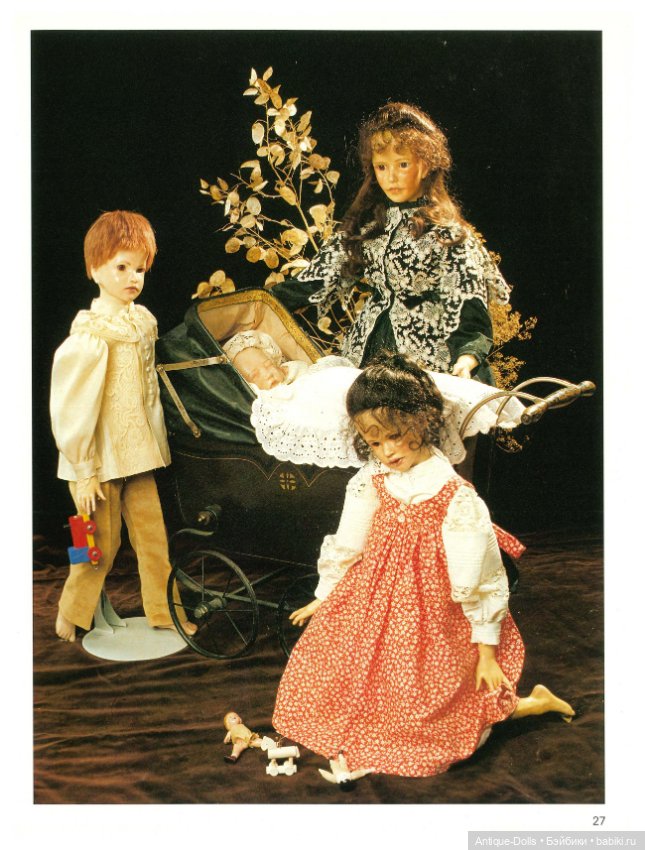 Книга о куклах Kunstler Puppen, Joachim F Richter, 3 тома