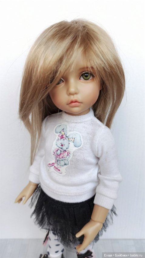 Парики 6-7" - Каскад, длинная косая челка - 3 цвета (фото 9)