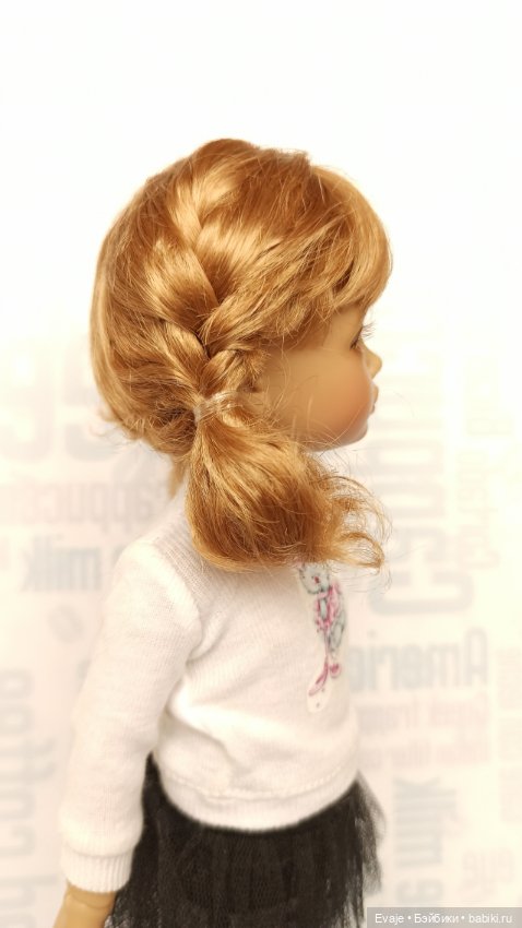 Парики 6-7" - Французские косички, 6 цветов