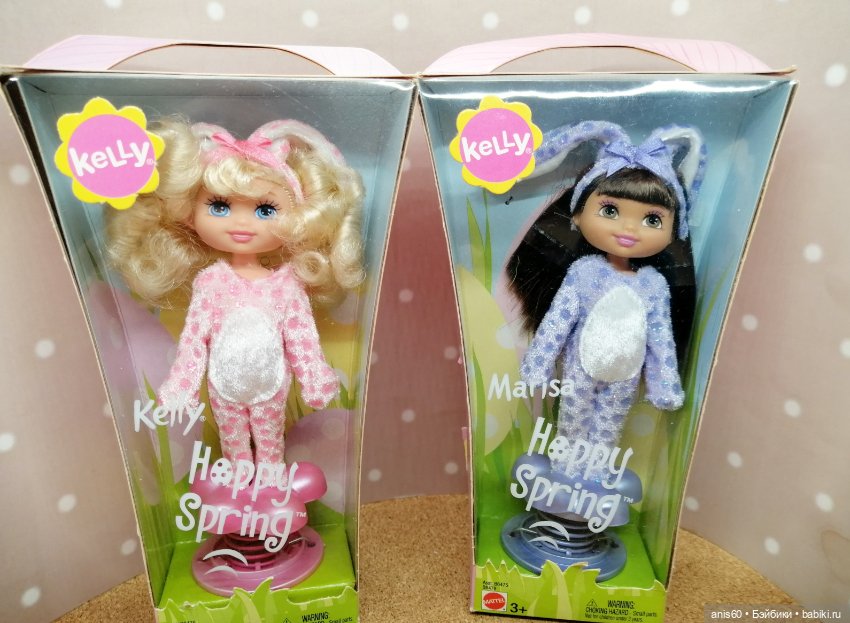 Пасхальные зайки Келли лимоноголовки от Mattel