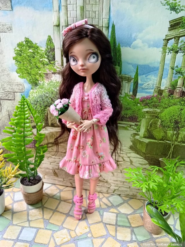 Аутфит "Весенняя роза" — Одежда для кукол