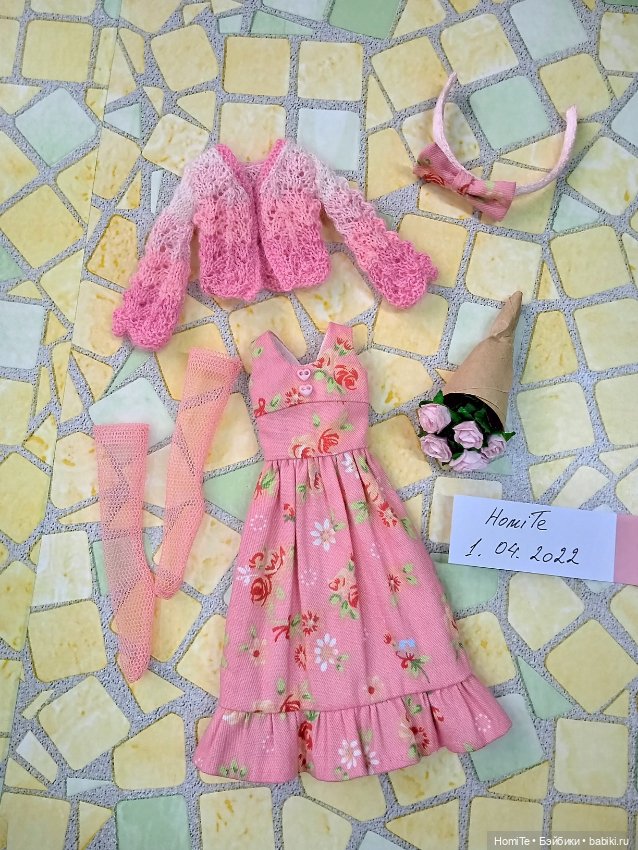 Аутфит "Весенняя роза" — Одежда для кукол (фото 7)