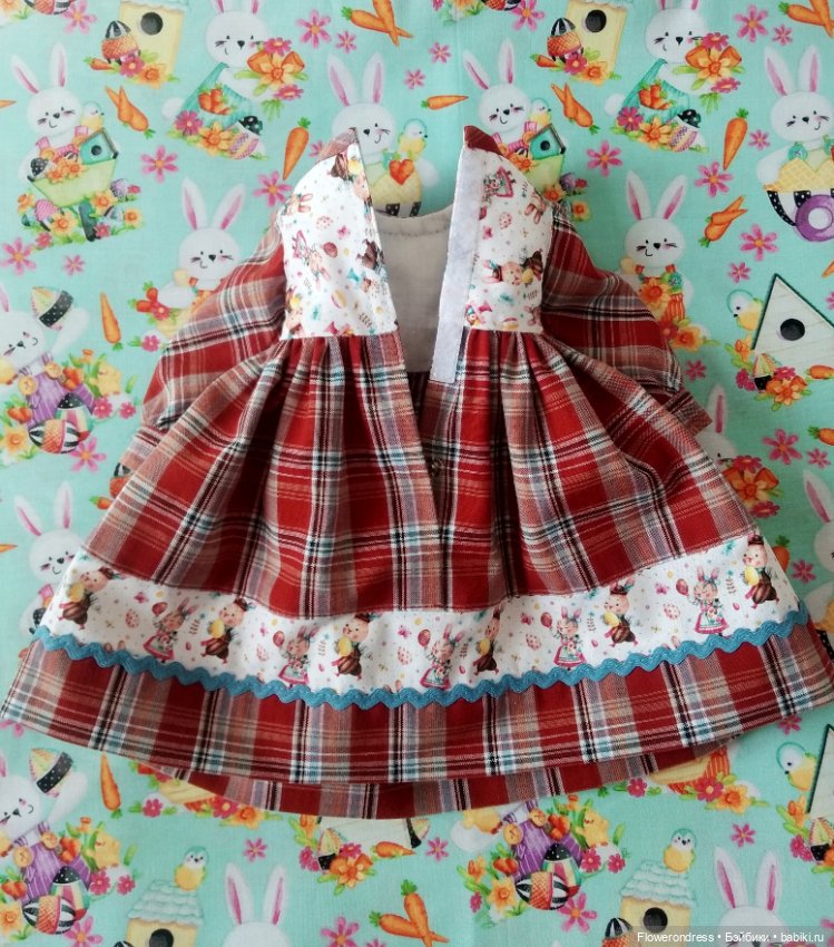 Авторский пасхальный ауфит для куклы Kidz N Cats (фото 6)