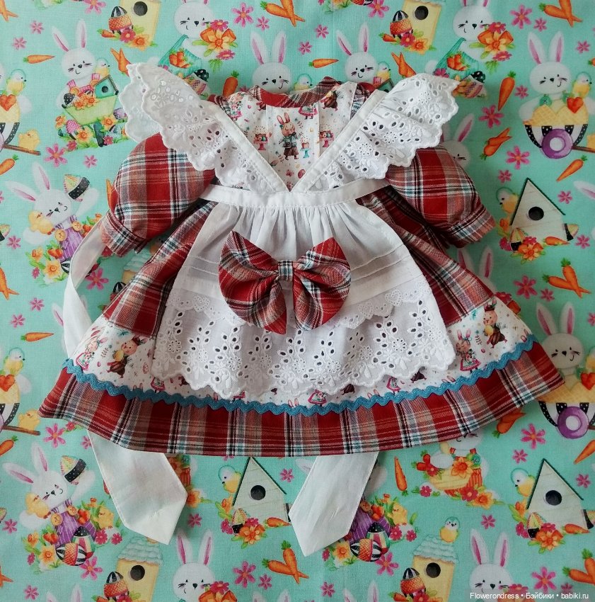Авторский пасхальный ауфит для куклы Kidz N Cats (фото 5)
