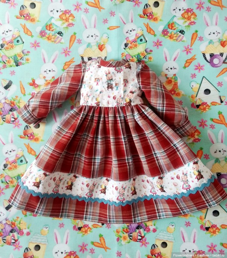 Авторский пасхальный ауфит для куклы Kidz N Cats (фото 8)