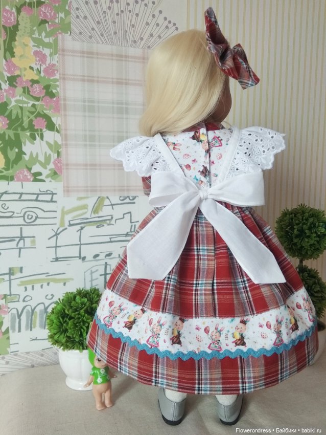 Авторский пасхальный ауфит для куклы Kidz N Cats (фото 4)