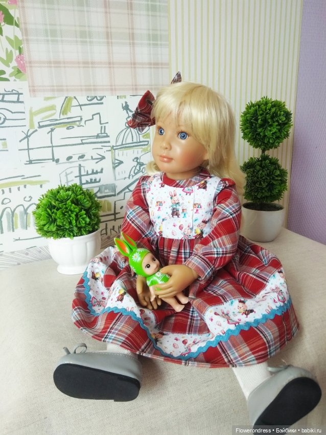 Авторский пасхальный ауфит для куклы Kidz N Cats (фото 10)