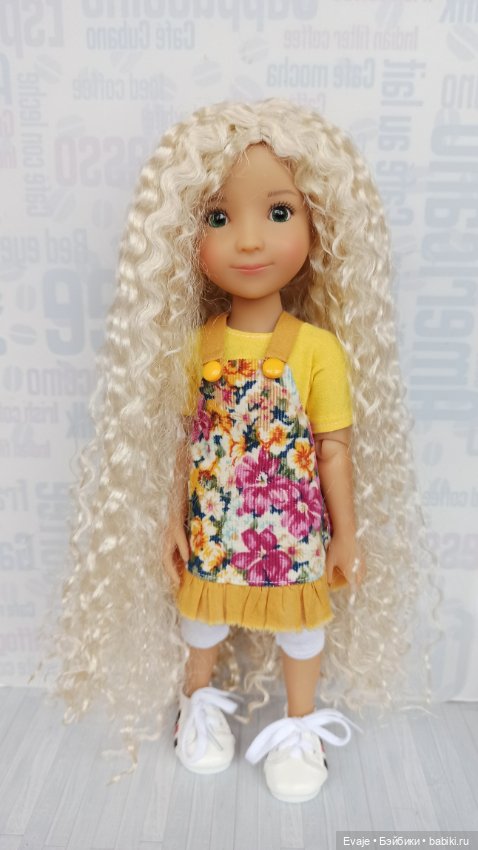 Парики 7-8" - Мерида, 3 цвета - на Meadow dolls 28 см, Ruby Red (Руби Ред 31 см) (фото 8)