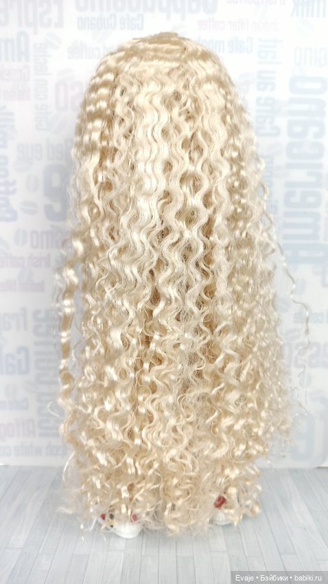 Парики 7-8" - Мерида, 3 цвета - на Meadow dolls 28 см, Ruby Red (Руби Ред 31 см) (фото 9)