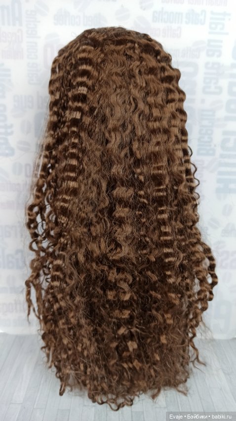 Парики 7-8" - Мерида, 3 цвета - на Meadow dolls 28 см, Ruby Red (Руби Ред 31 см) (фото 5)