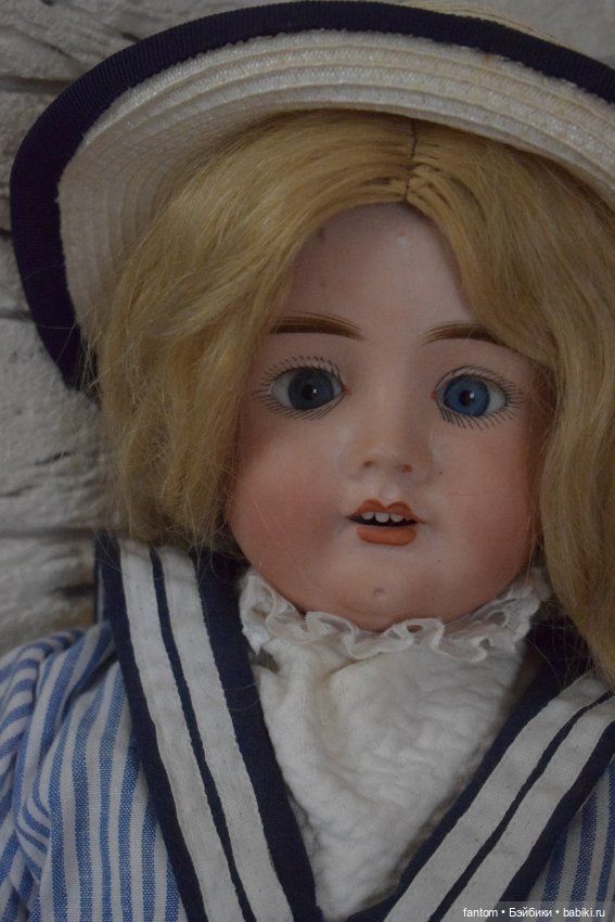 Антикварная девочка - морячка (фото 7)