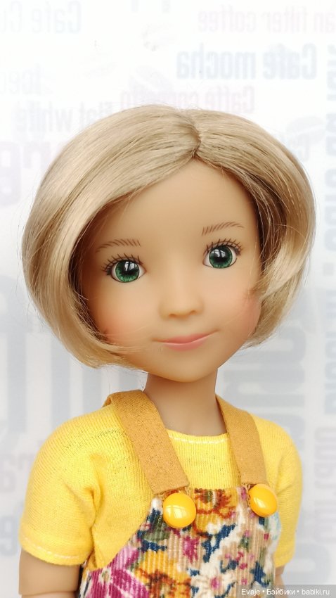 Парики 7-8" - Каре без челки, 3 цвета. Подходят Meadow dolls 28 см