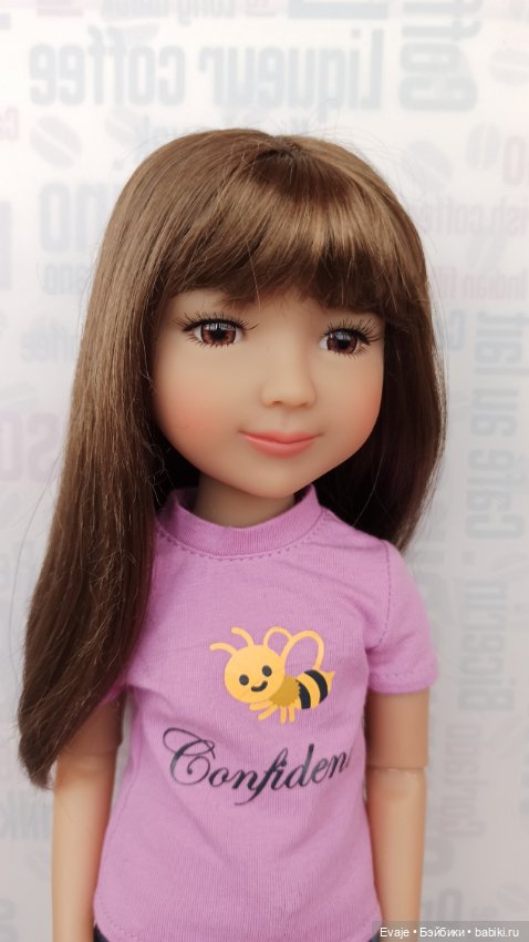 Парики 7-8" - Прямой с пробором и челкой, 6 цветов. Подходит Meadow dolls 28 см, Руби Ред 37 см (фото 7)