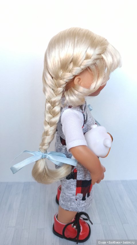 Парики 7-8" - Французские длинные косы, 3 цвета