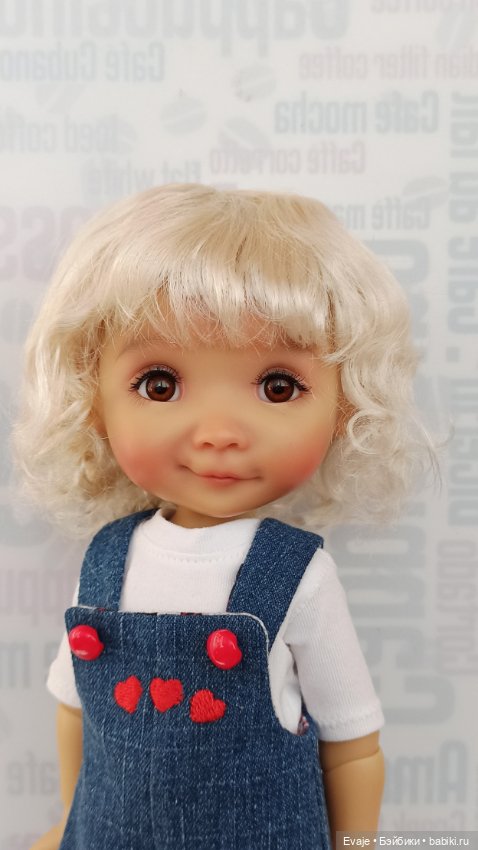 Парики 7-8" - Волнистый, 2 цвета. Подходят Meadow dolls 28 см (фото 6)