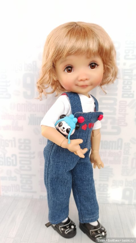 Парики 7-8" - Волнистый, 2 цвета. Подходят Meadow dolls 28 см (фото 8)