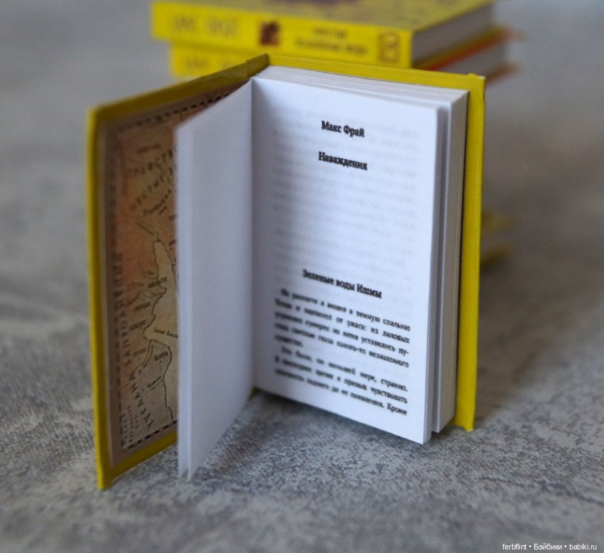Миниатюрные книги из серии "Лабиринты Ехо" в масштабе 1:6 (фото 6)