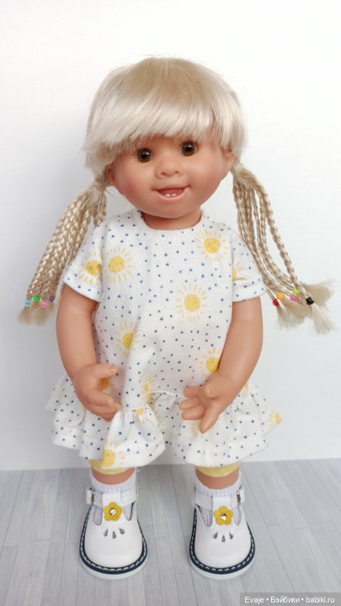 Парики 8-9" - Хвосты с афро-косичками, 3 цвета. Подходят Руби Ред 37 см, Wichtel (Вихтель)