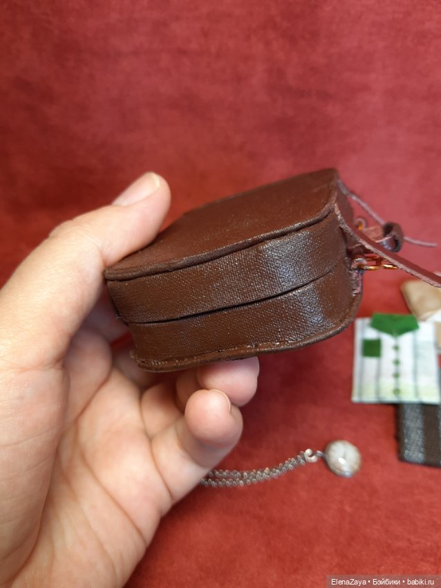 Ретро чемодан с наполнением( миниатюра) (фото 9)