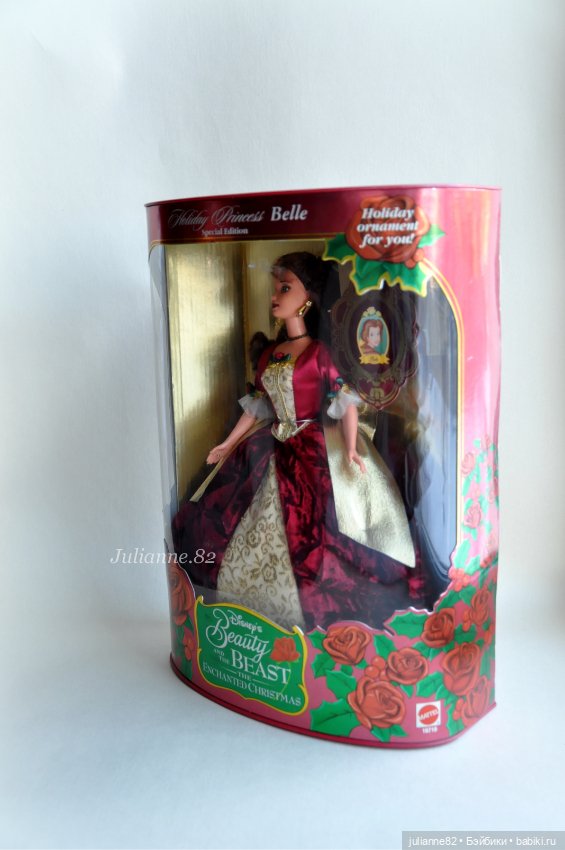 Holiday princess belle barbie sale